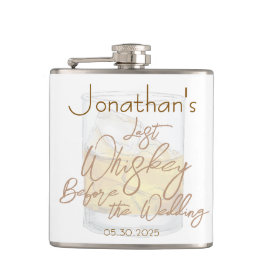 Whiskey Wedding Bachelor Party Flachmann