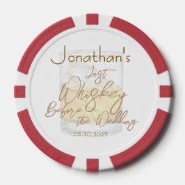 Whiskey Wedding Bachelor Party Pokerchips