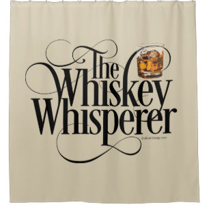 Whiskey Whisperer Duschvorhang