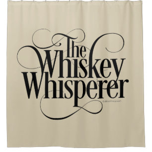 Whiskey Whisperer Duschvorhang