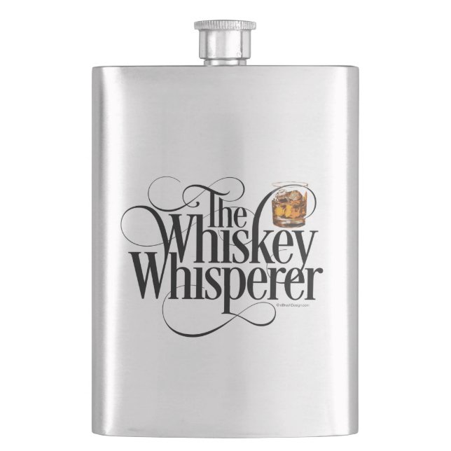 Whiskey Whisperer Flask Flachmann (Vorderseite)
