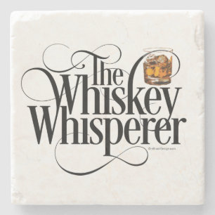 Whiskey Whisperer Stone Untersetzer