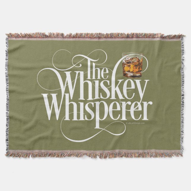 Whiskey Whisperer Throw Blanket Decke (Vorderseite)