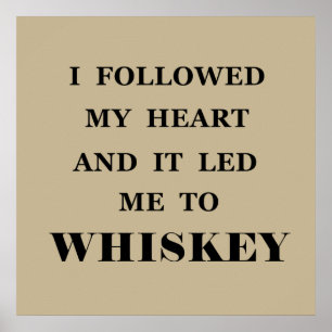 Whiskey-Zitate Poster