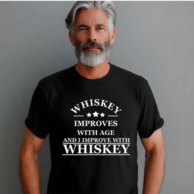 Whiskey zitiert lustige alkoholische Redewendungen T-Shirt (Von Creator hochgeladen)