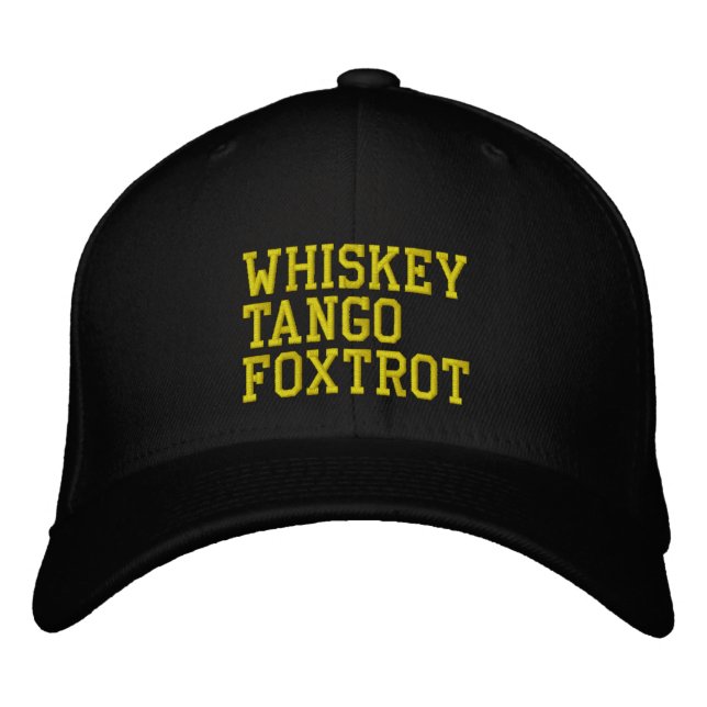 WhiskeyTangoFoxtrot Casquette (version militaire) (Devant)