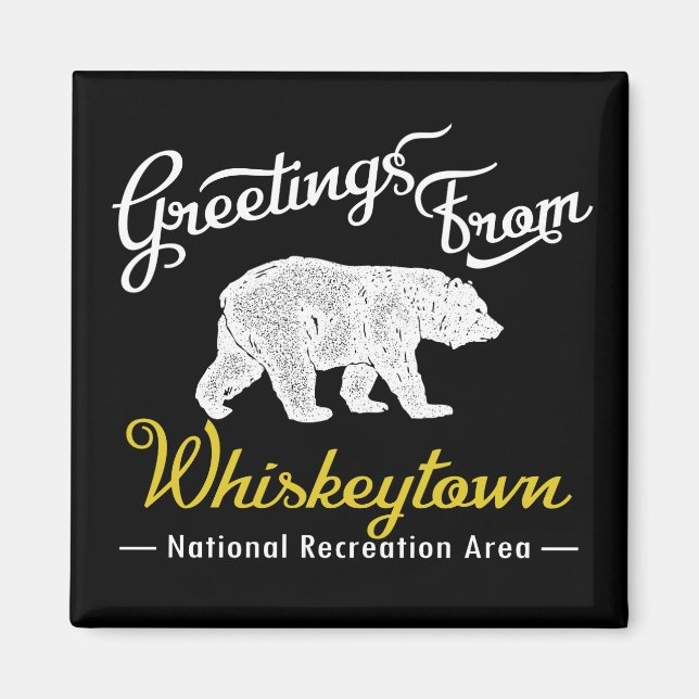Whiskeytown National Recreation Area Bear Magnet (Vorne)