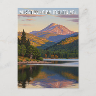 Whiskeytown Nationales Erholungsgebiet California Postkarte