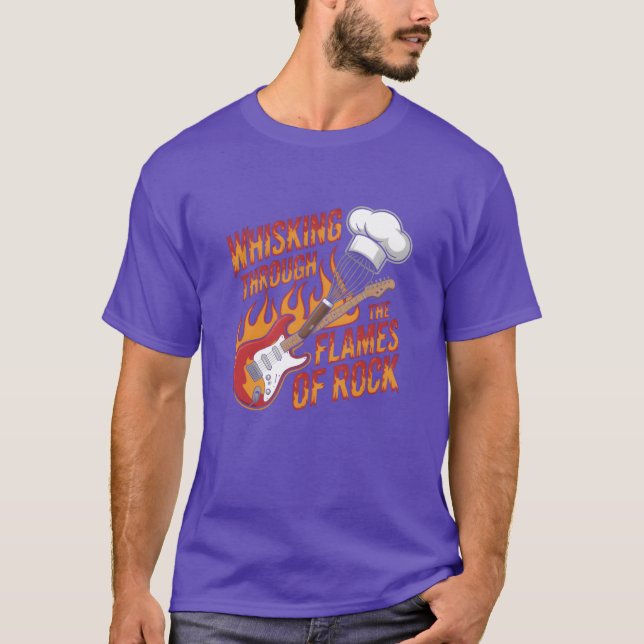 Whiskinghrough the Flames of Rock girl T-Shirt (Vorderseite)