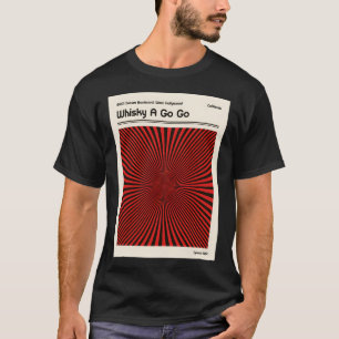 Whisky A Go Go Retro-Kunst T-Shirt