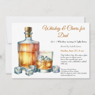 Whisky & Acclamations pour Papa – Invitation pour
