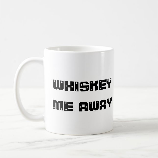 Whisky entführt mich lustiger Kaffeebecher  Kaffeetasse (Links)