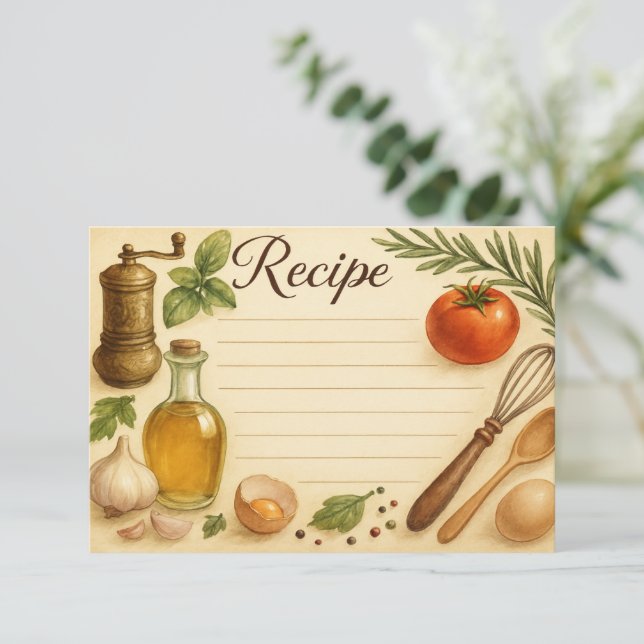 Whisky in der Rezept-Karte der Toskana (Stehend Vorderseite)