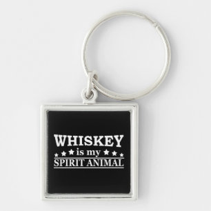 Whisky ist mein Geiststier Schlüsselanhänger