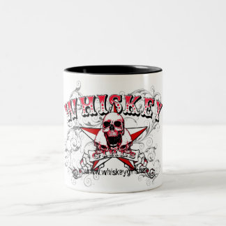 Whisky-Mädchen-Schädel-Tasse Zweifarbige Tasse