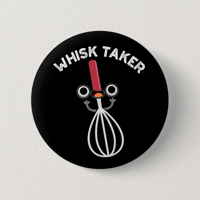 Whisky nehmen lustige Backpuppe Dark BG Button (Vorderseite)