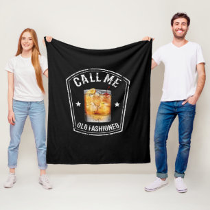 Whisky nennt mich Old Fashioned Fleecedecke