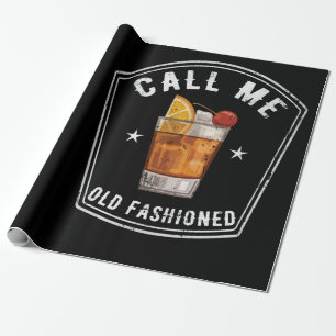 Whisky nennt mich Old Fashioned Geschenkpapier