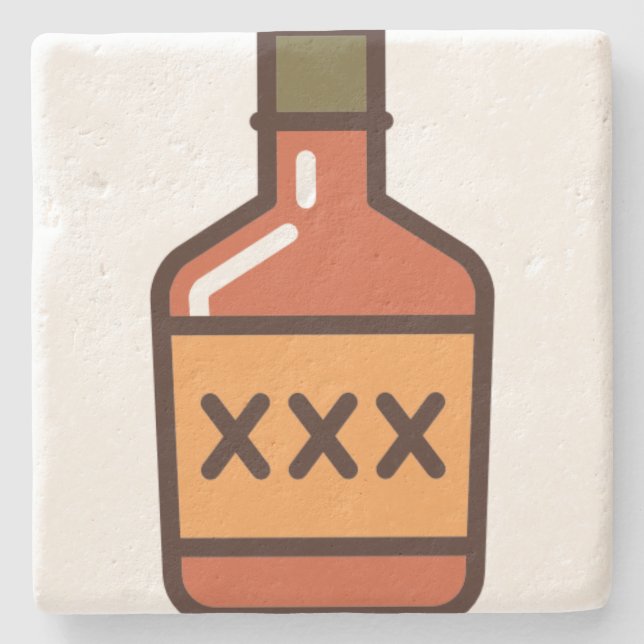 Whisky Steinuntersetzer (Vorderseite)