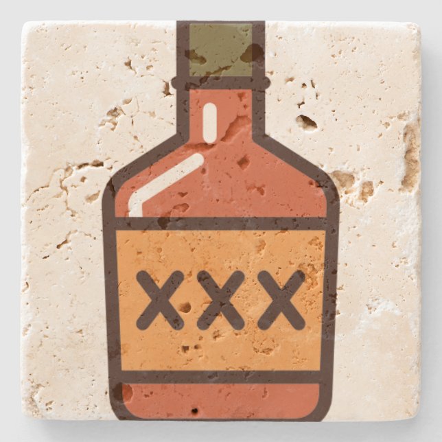 Whisky Steinuntersetzer (Vorderseite)