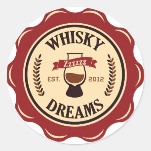 Whisky träumt Aufkleber