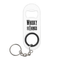 Whisky und Dinge Stabloser Stahl Flaschenöffner