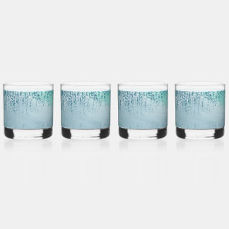 Whisky Verre à boire tumbler avec éclaboussures de peintu