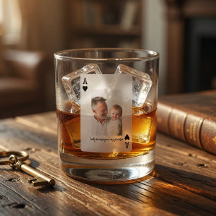 Whisky Verre à Whiskey Personnalisé pour Papy Photo Per
