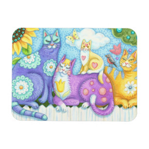 Whiskys und Purres, GLÜCKLICHE CAT-FREUNDE MAGNET