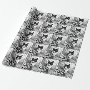 Whiskys und Watchfulness- Waldkatze Geschenkpapier
