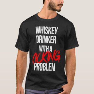 Whiskytrinker mit einem Trittproblem  Karate-Übung T-Shirt