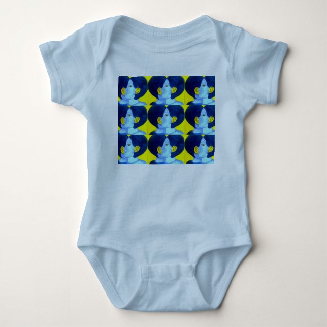 Whisper Blue T - Shirt 6 Monate (Vorderseite)