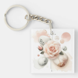 Whisper d'un Rose - Une élégance d'aquarelle rêvée