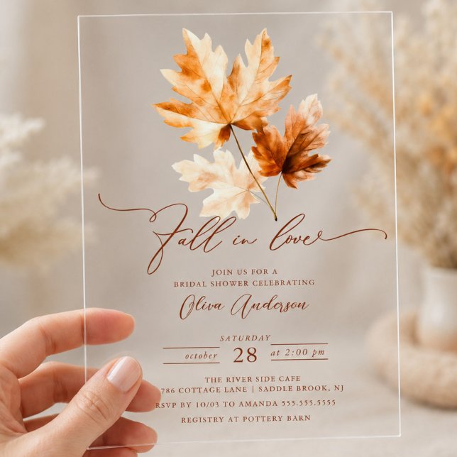 Whisper Fall Bridal Dusche Einladung (Von Creator hochgeladen)