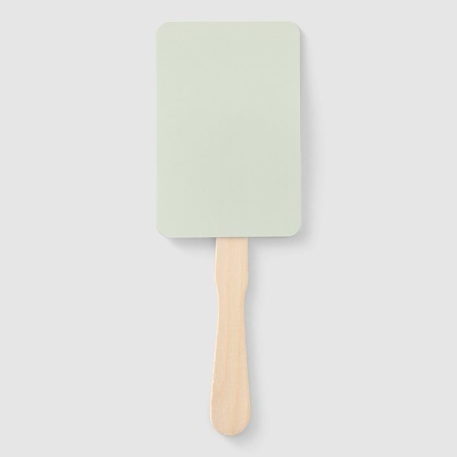 Whisper Green Solid Color Fächer (Vorderseite)
