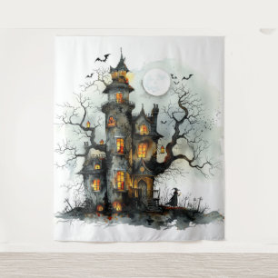 Whisper Hollow: Das Hexenfieber-Halloween Wandteppich