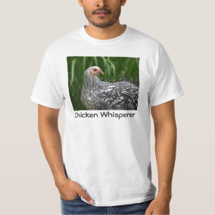 Whisperer-T-Shirt der Männer das Huhn T-Shirt