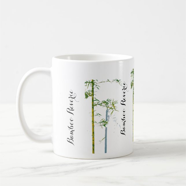 Whispering Bamboo Between Growth and Void Fragment Kaffeetasse (Links)