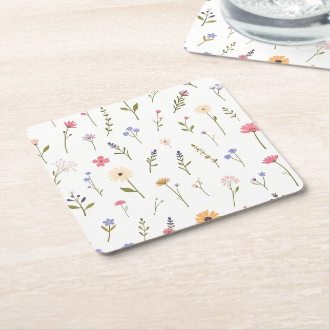 Whispering Wilds Rechteckiger Pappuntersetzer (angewinkelt)