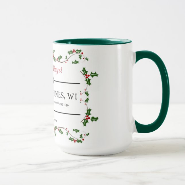 Whispern Pinien Tasse (Rechts)