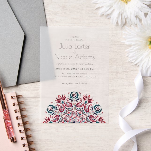 Whispers Lake Swan Lotus Blume Mandala Wedding (Hochzeit)