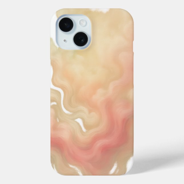 Whispers of Dawn Elegant Pastel Flow Case-Mate iPhone Hülle (Rückseite)