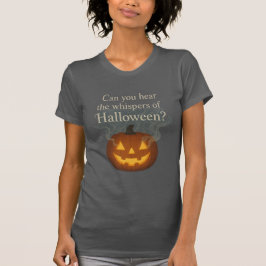 Whispers of Halloween Glowing Pumpkin Art T-Shirt
