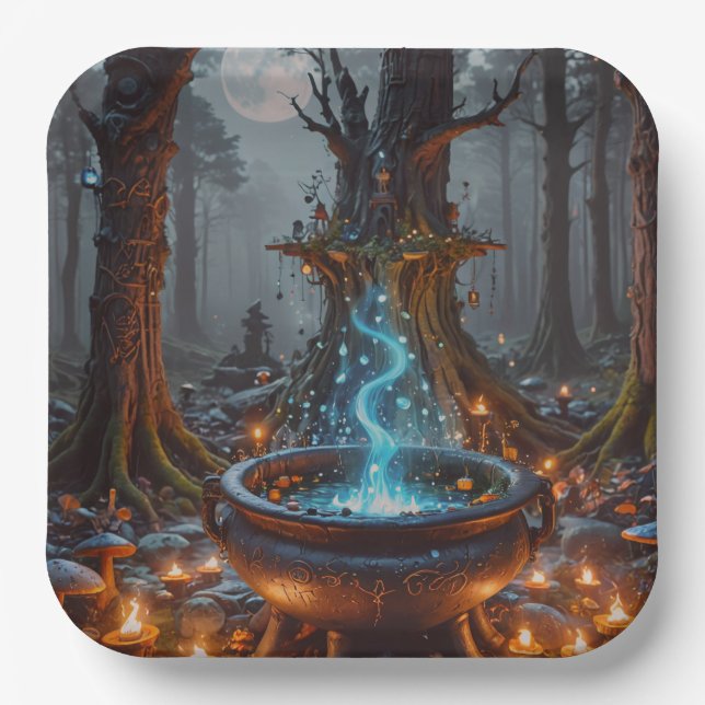 Whispers of Magic Beneath the Moon Pappteller (Vorderseite)