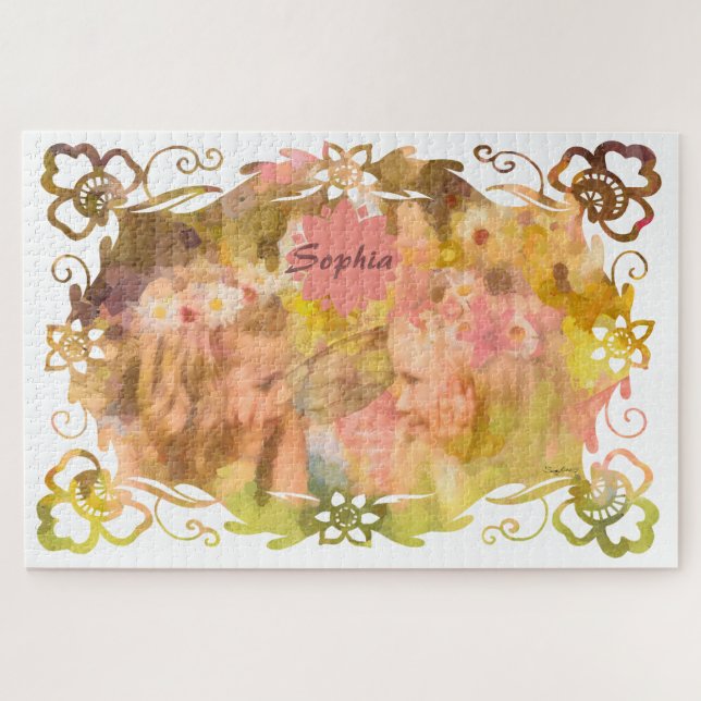 Whispers of Magic: Two Fairy Friends in a Garden (Horizontal)