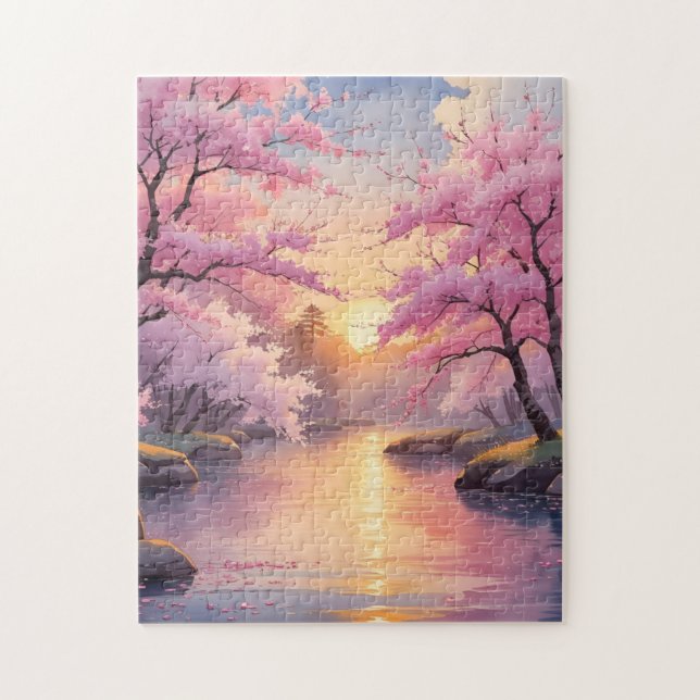 Whispers of Sakura at Sunset (Vertikal)
