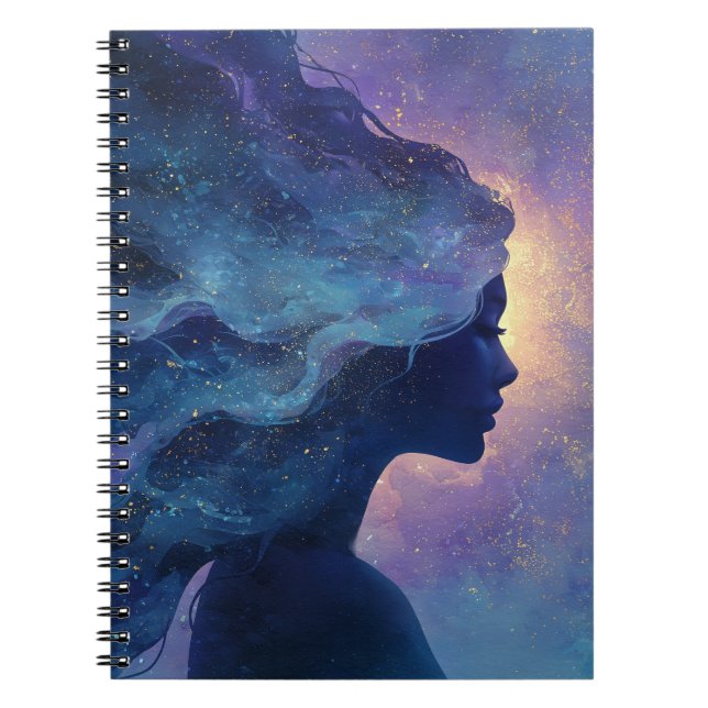 Whispers of the Moon – Goddess Journal (Devant)