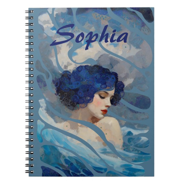 Whispers of the Ocean Goddess Notizblock (Vorderseite)