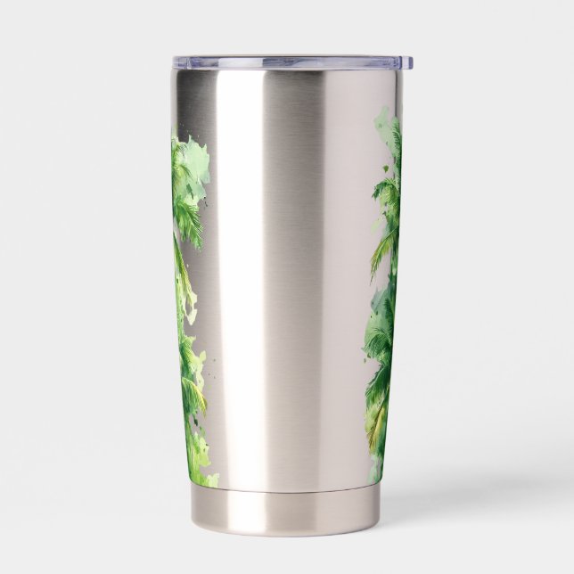 Whispers of the Palms Emerald Canopy Tropical Reve Thermobecher (Links)