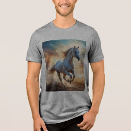 Whispers of Wind - Ethereal Equine Escape Tri-Blend Shirt